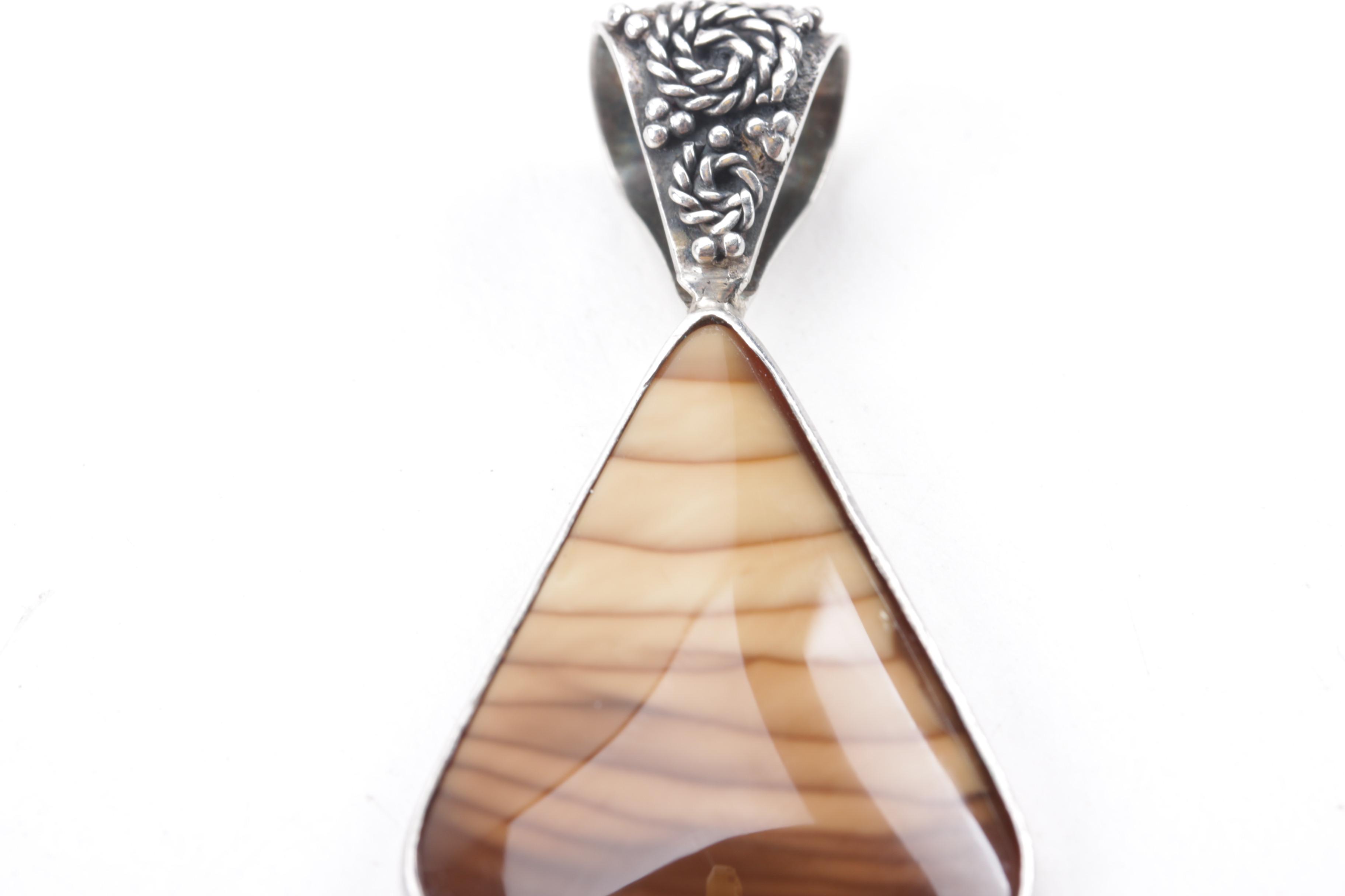 Grouping of Sterling Silver Jewelry Including Gemstones