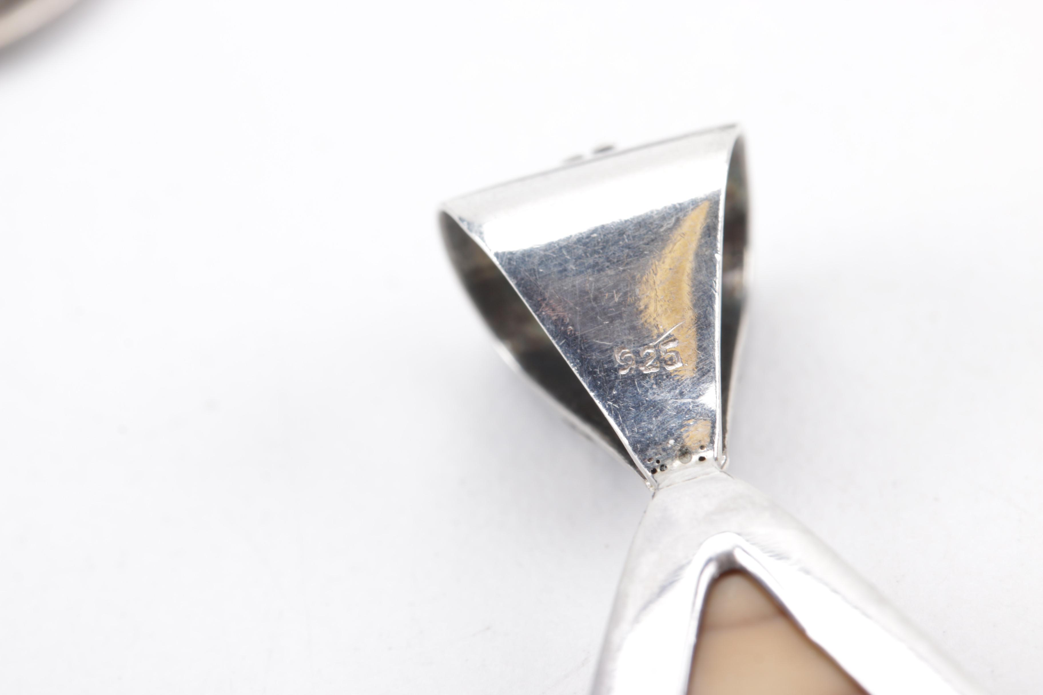 Grouping of Sterling Silver Jewelry Including Gemstones