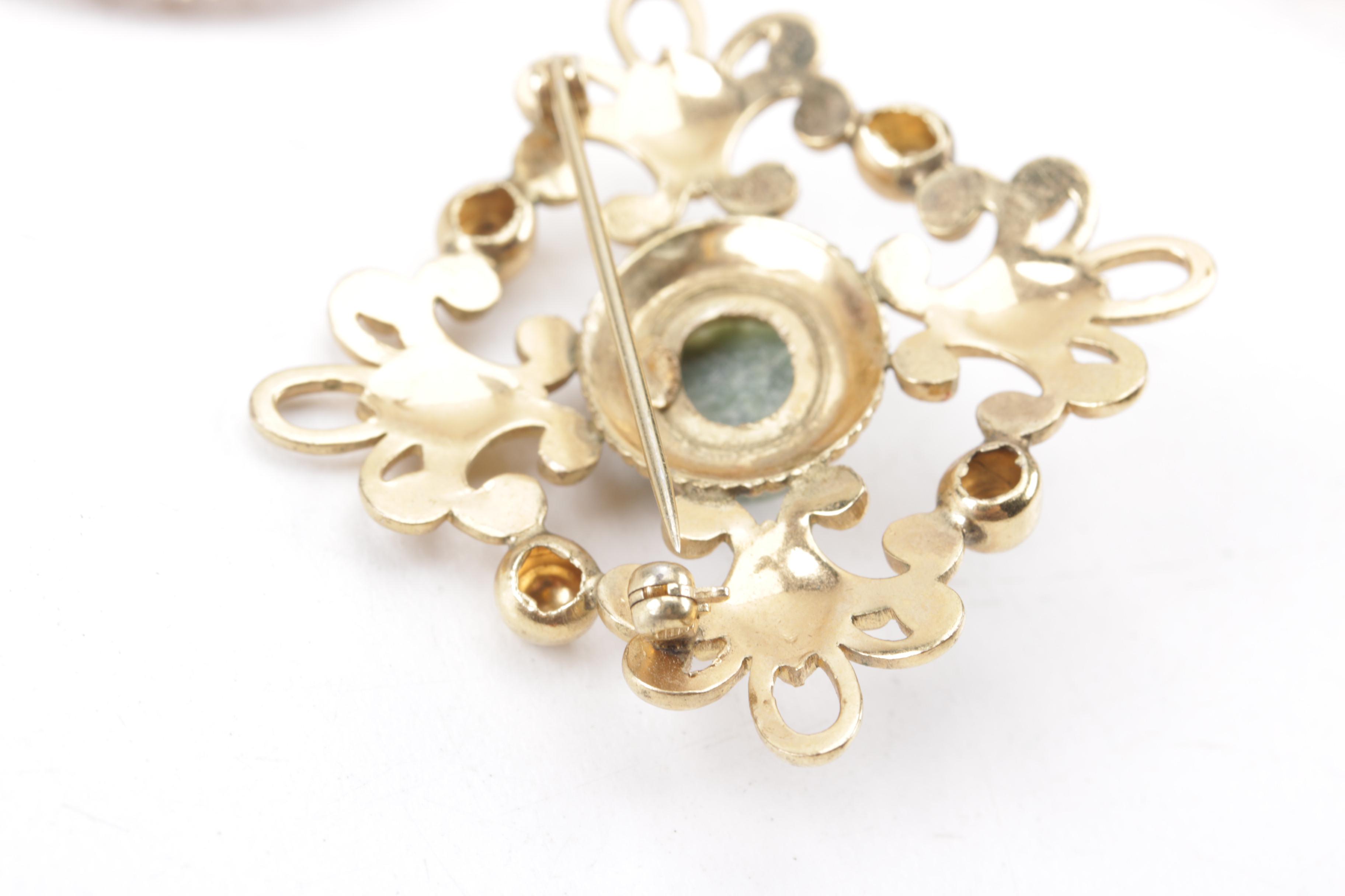 Vintage Sterling, 800 Silver and Gold Filled Brooches