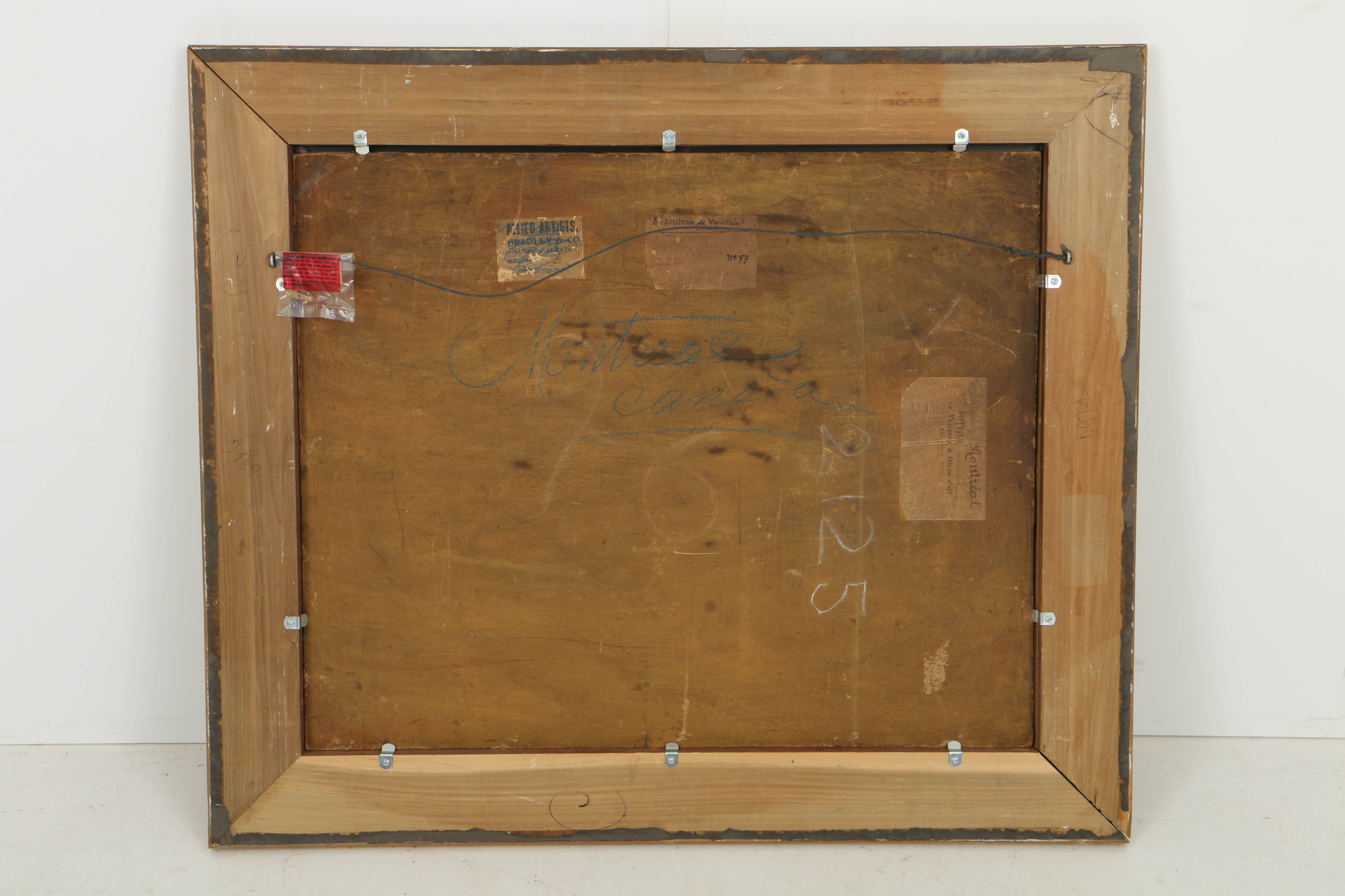 Joseph Lepine Oil Painting on Board "Le Pont Neuf"