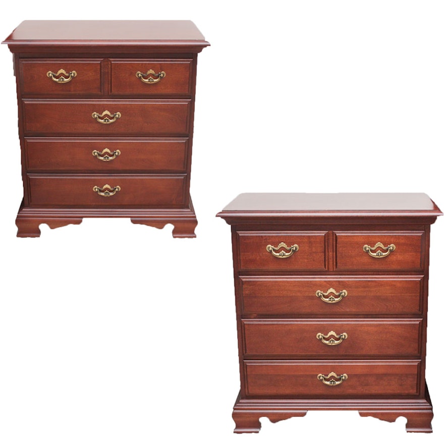 Thomasville Chippendale Style Nightstands