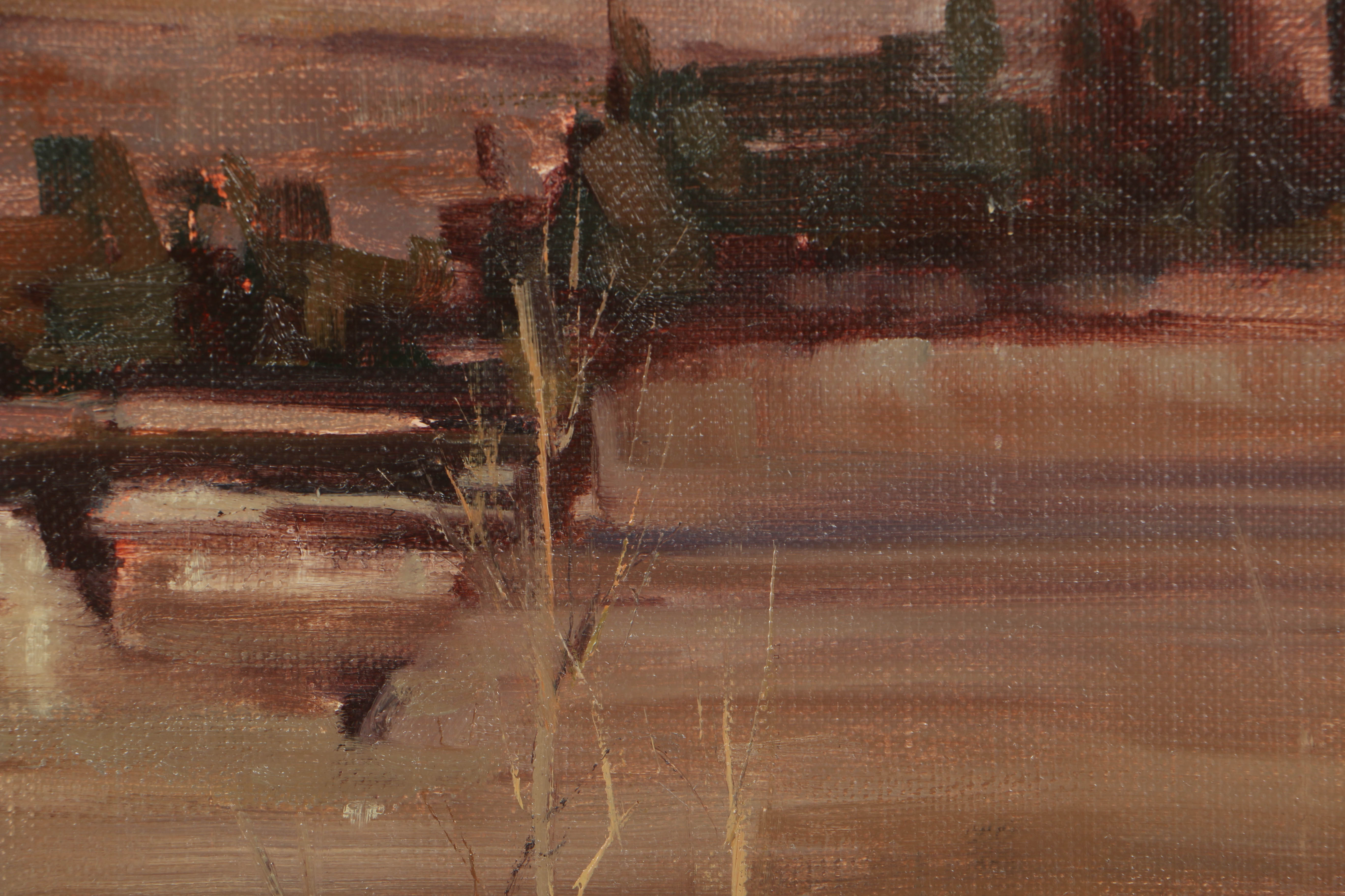 Bill Fletcher Oil Painting on Canvas of the Kentucky Palisades