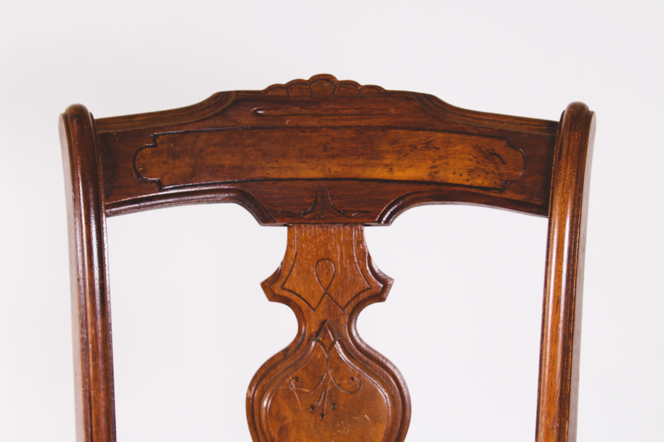 Pair of Vintage Melvin-Lloyd Wooden and Wicker Chairs