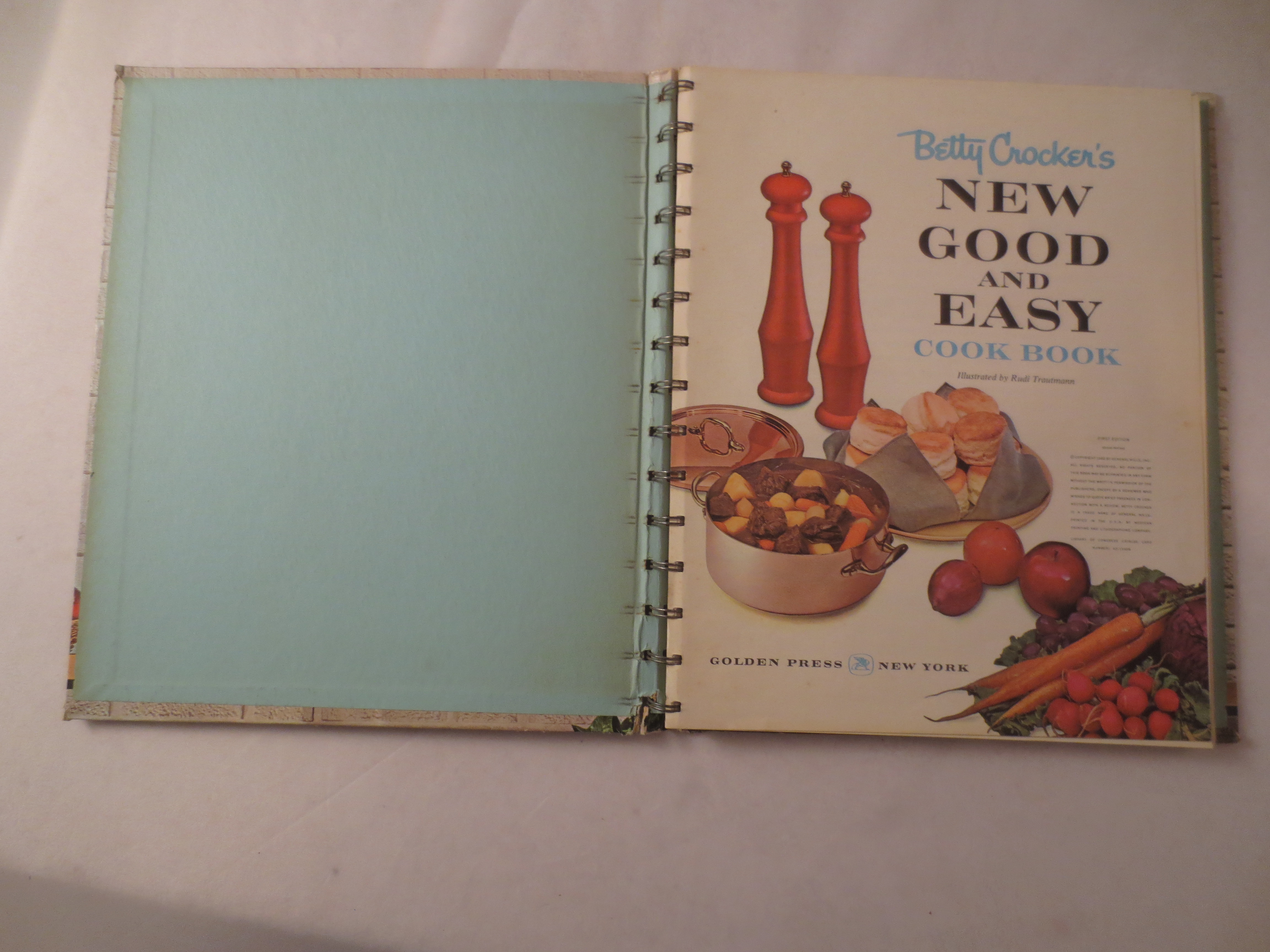 Collection of 7 Vintage & Antique Cookbooks including The Joy of Cooking, 1967