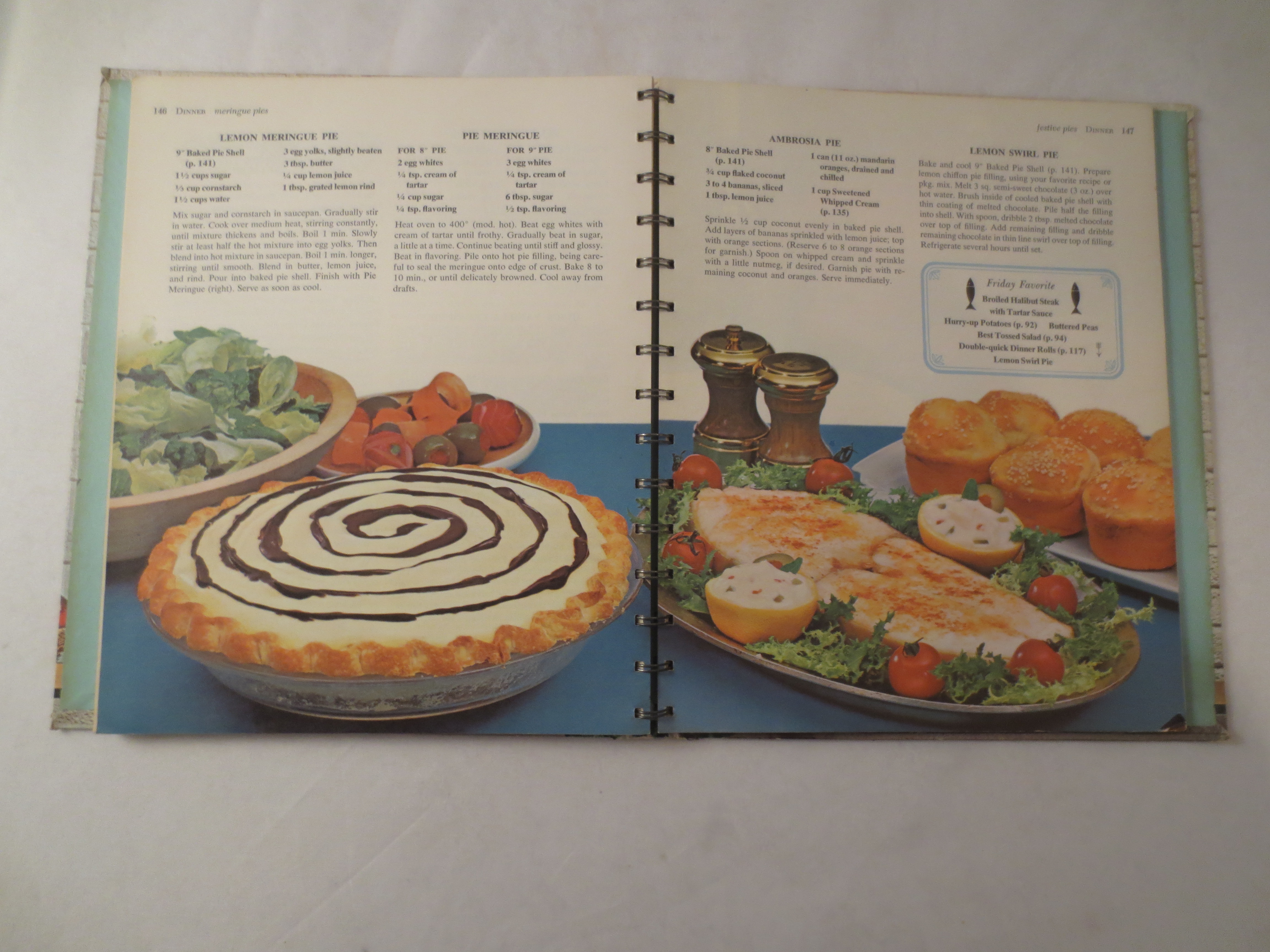 Collection of 7 Vintage & Antique Cookbooks including The Joy of Cooking, 1967