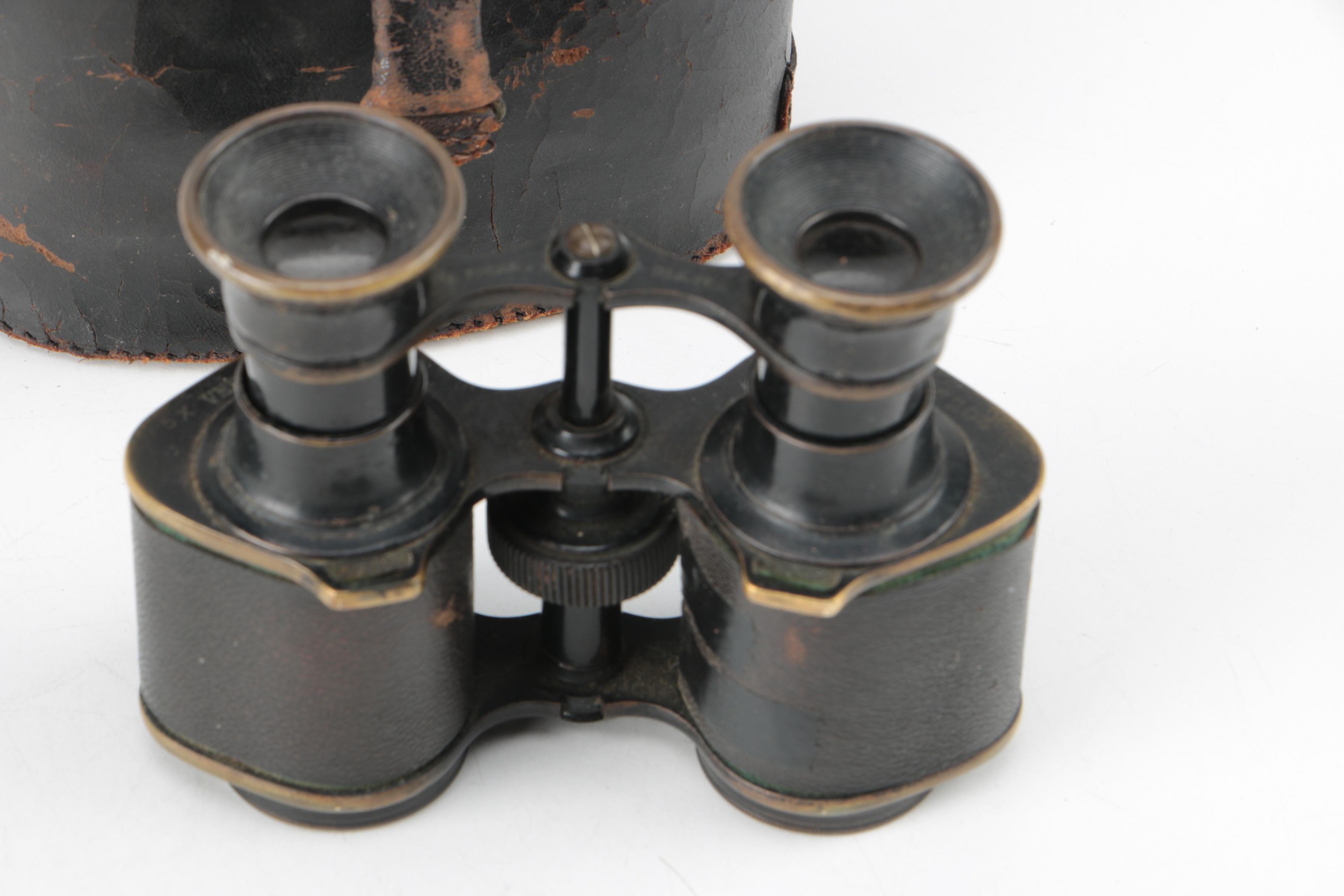 Vintage Vergross Binoculars with Eikow Opera Glasses