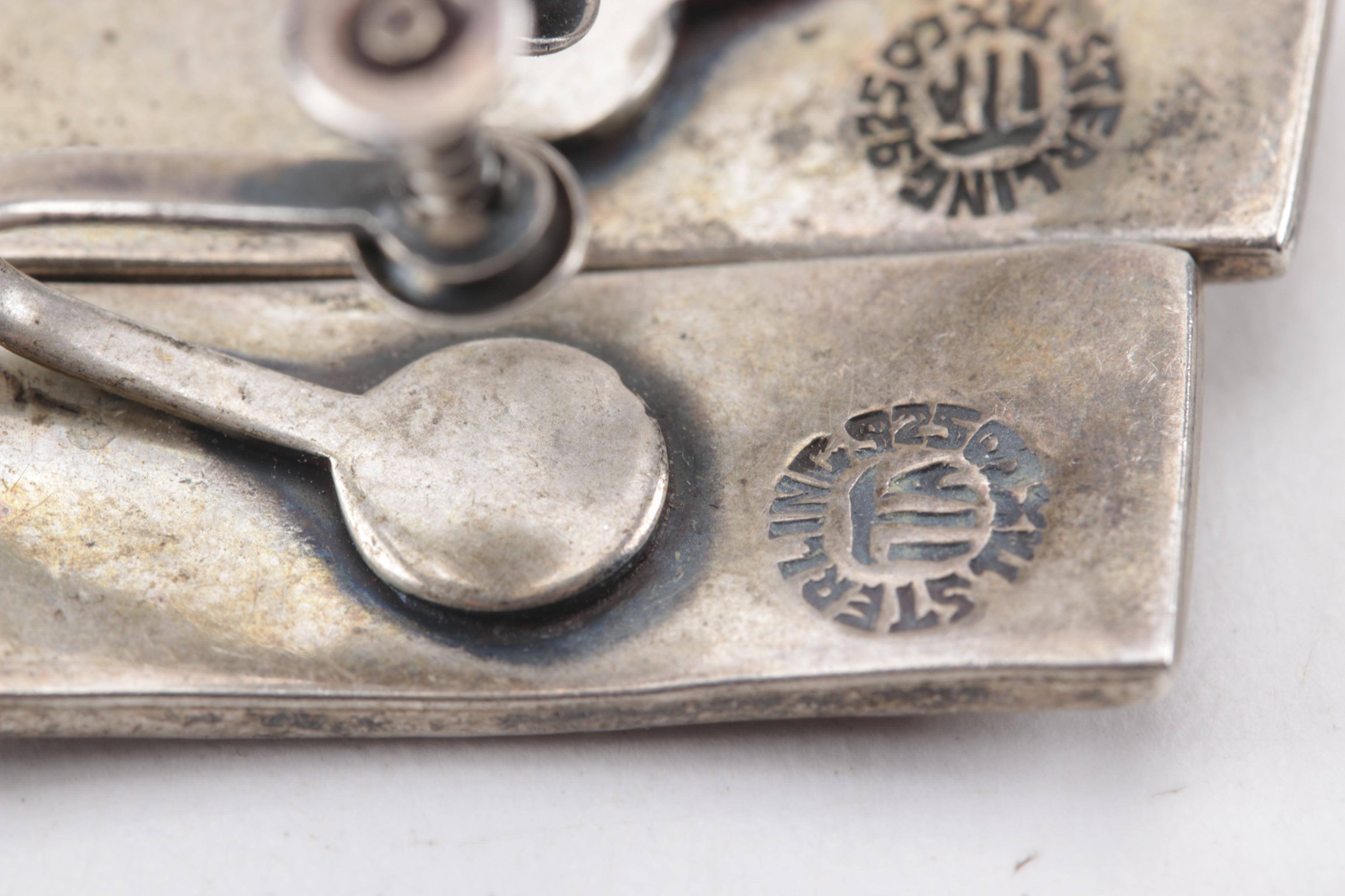 Assortment of Sterling Silver Jewelry Including Onyx