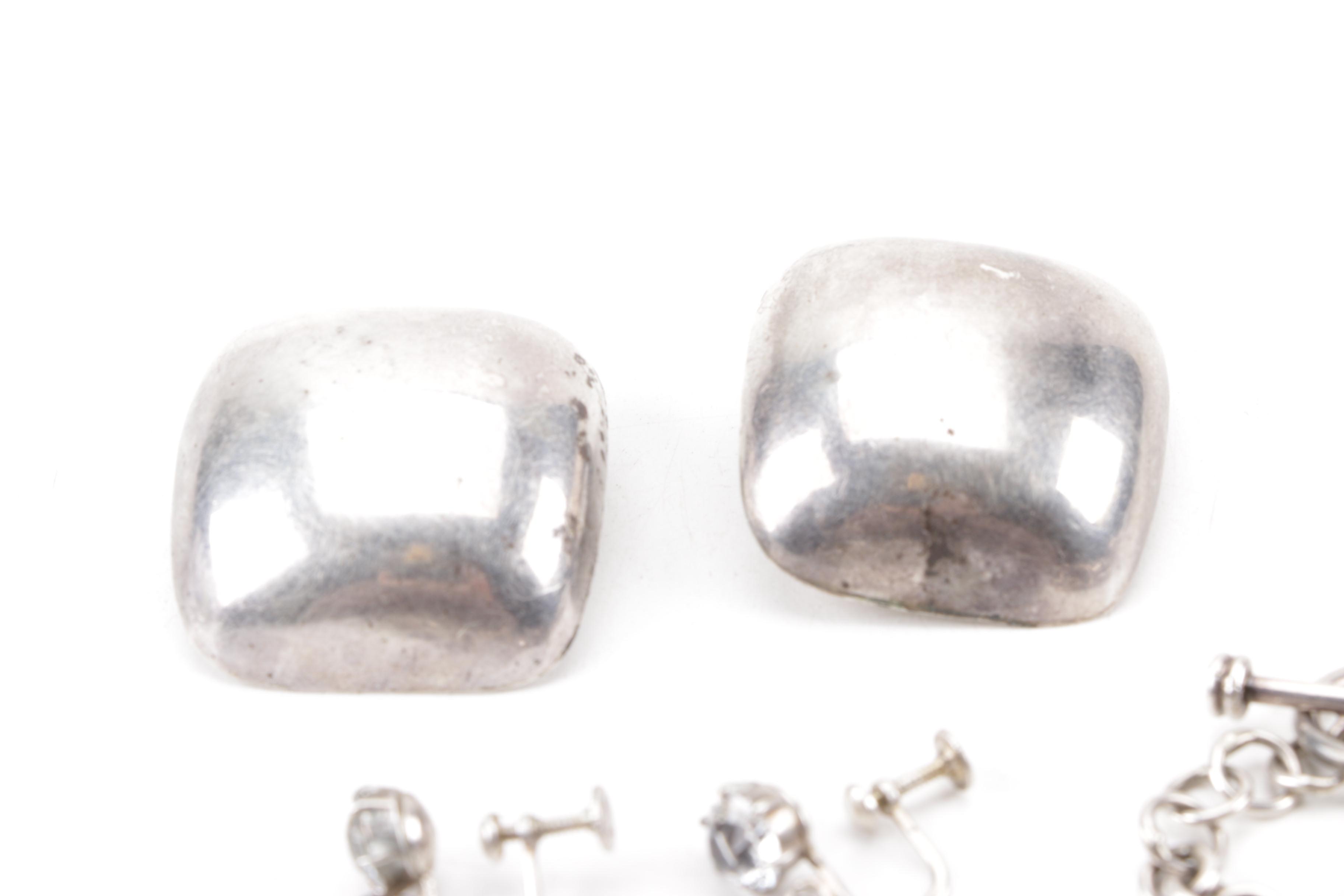 Collection of Sterling Silver Jewelry Including Amethyst and Judith Jack