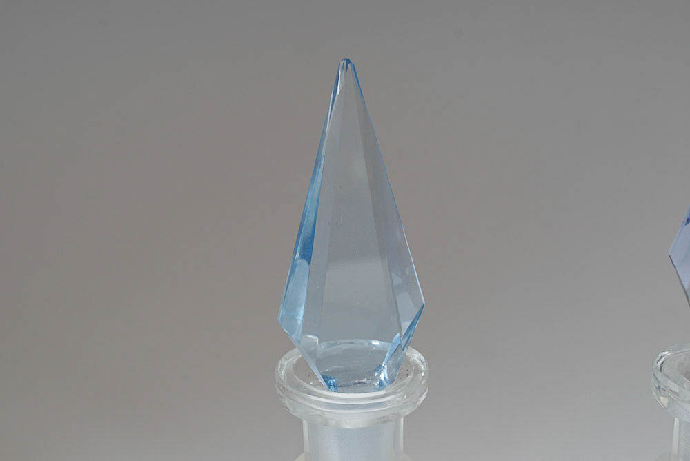 Vintage Pressed Glass Perfume Bottles