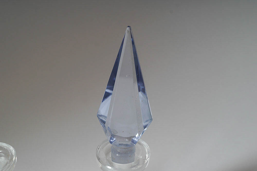 Vintage Pressed Glass Perfume Bottles