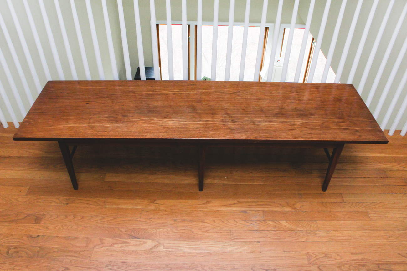 Mid Modern Wooden Coffee Table