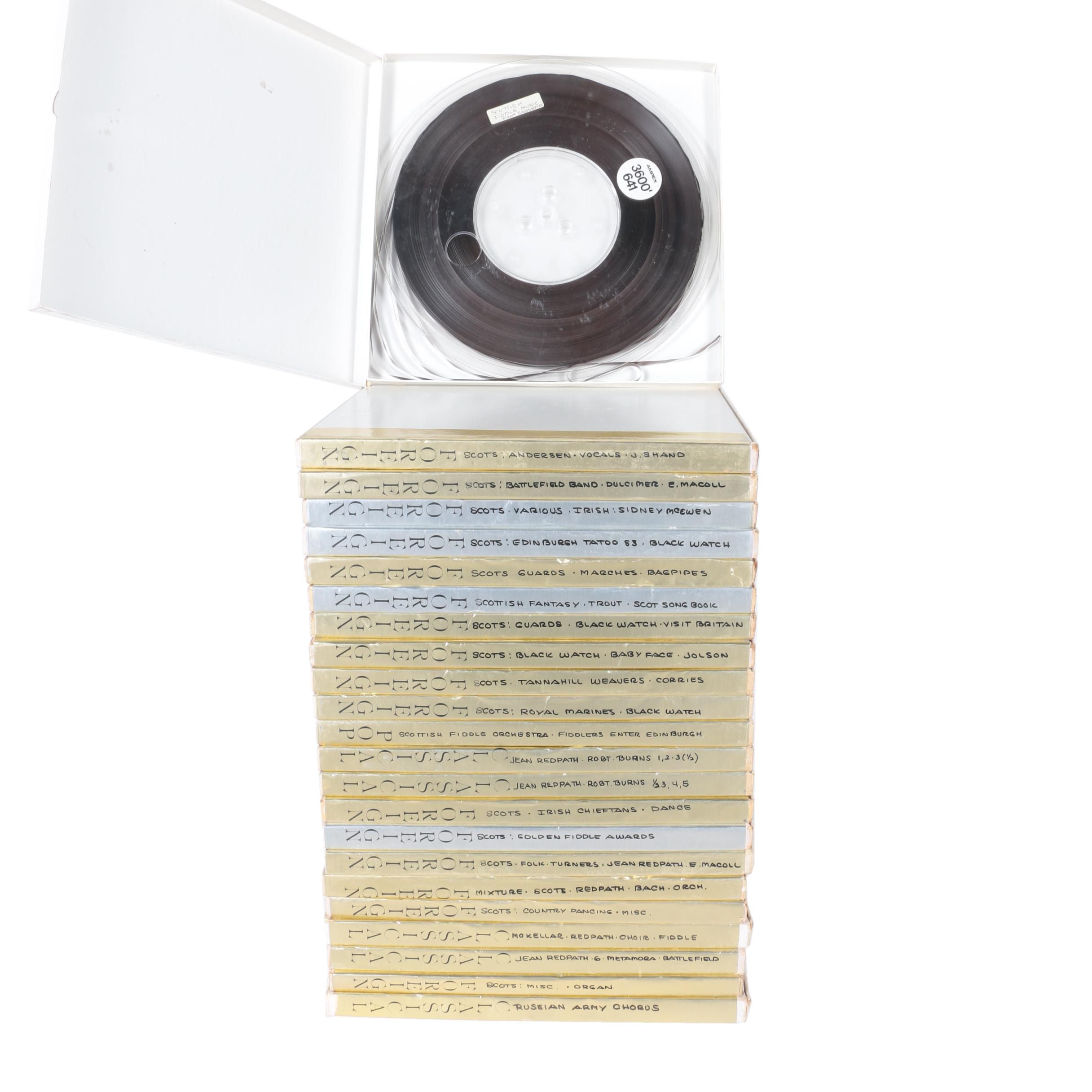 Scottish, Russian and Classical Music Reel to Reel Assortment