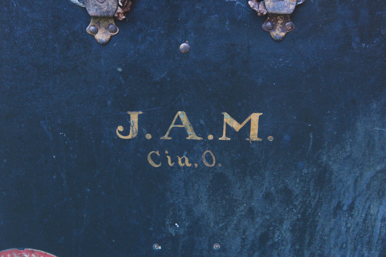 Antique Mendel-Drucker Co. Steamer Trunk