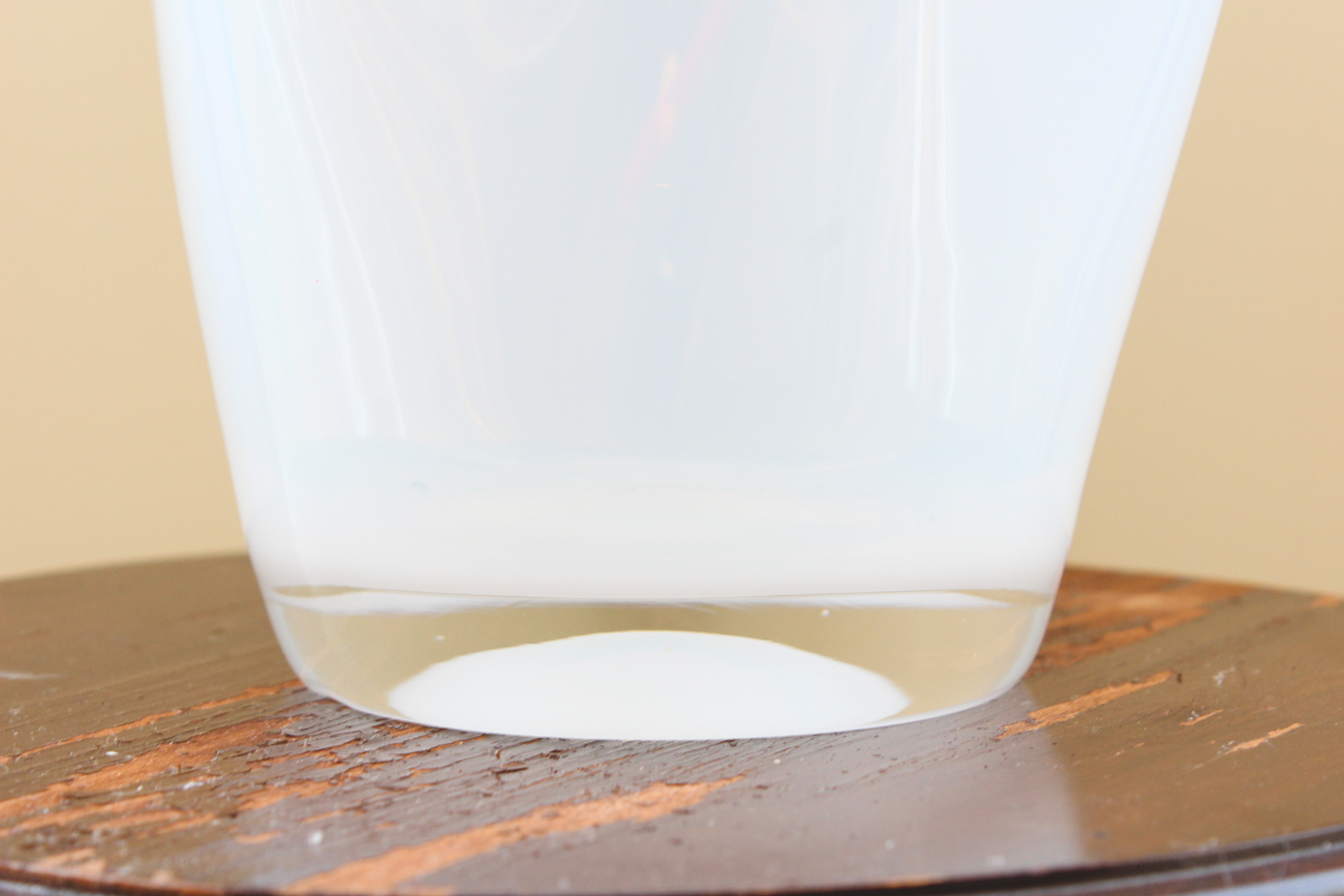 Wooden Pedestal and Decorative Vase