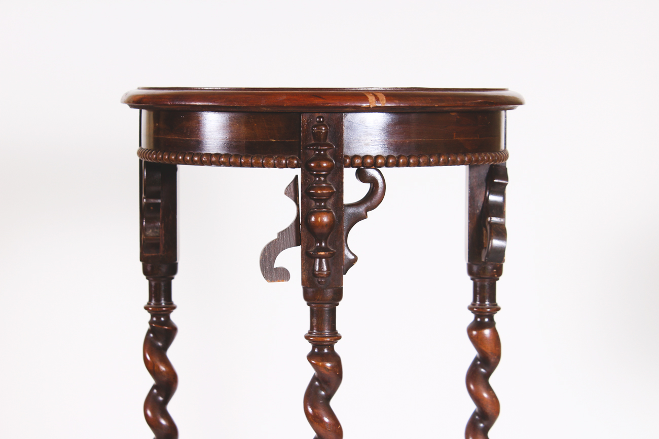 Pair of Victorian Style Chairs and Side Table