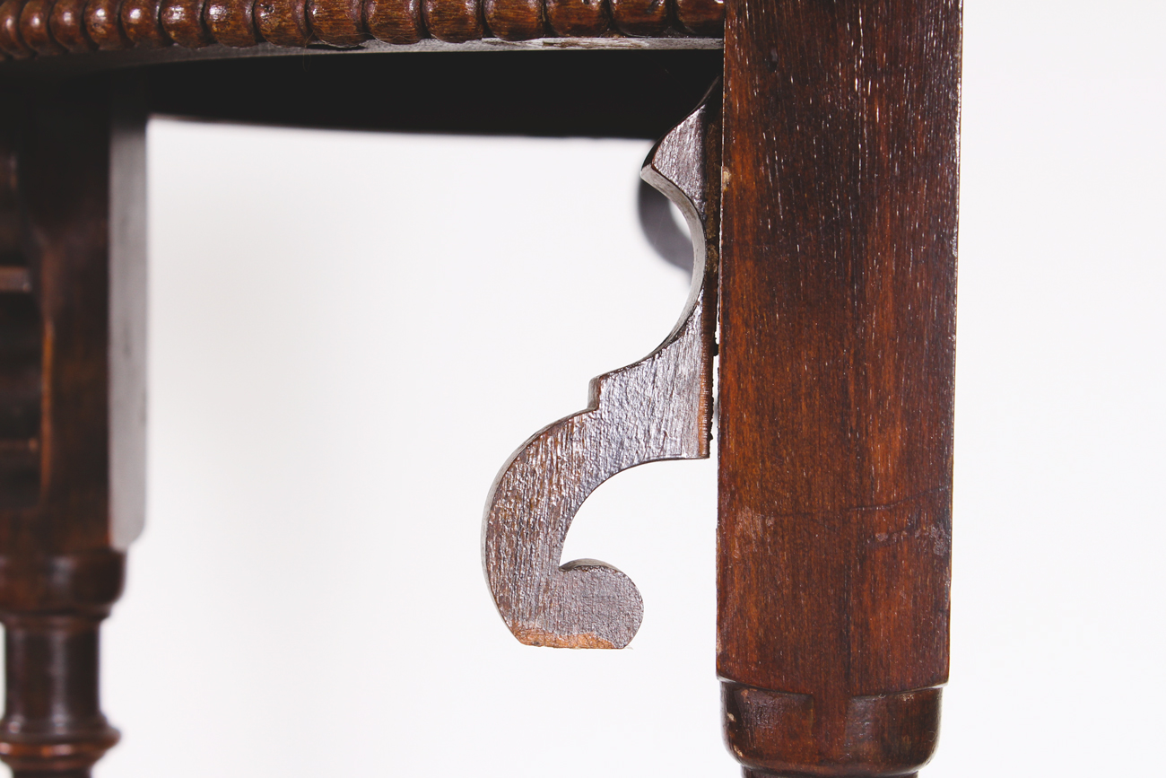 Pair of Victorian Style Chairs and Side Table