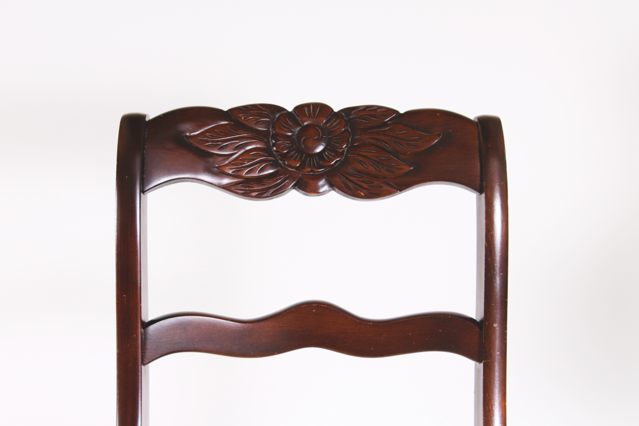 Pair of Victorian Style Chairs and Side Table