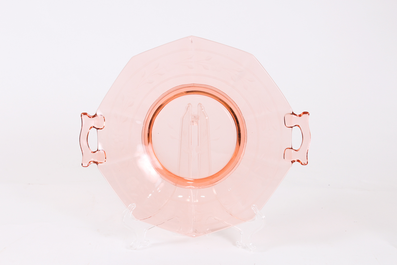 Grouping of Vintage Pink Depression Glass