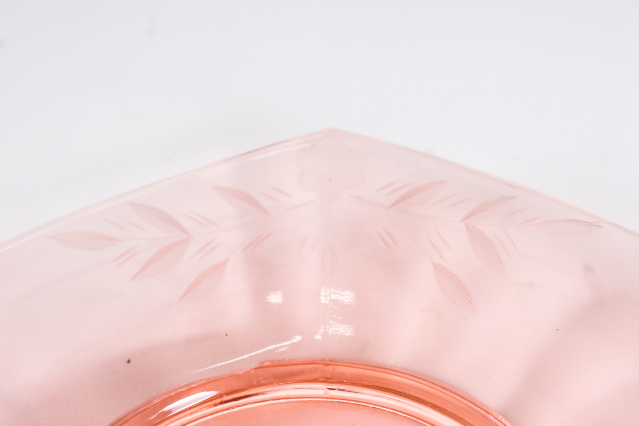 Grouping of Vintage Pink Depression Glass