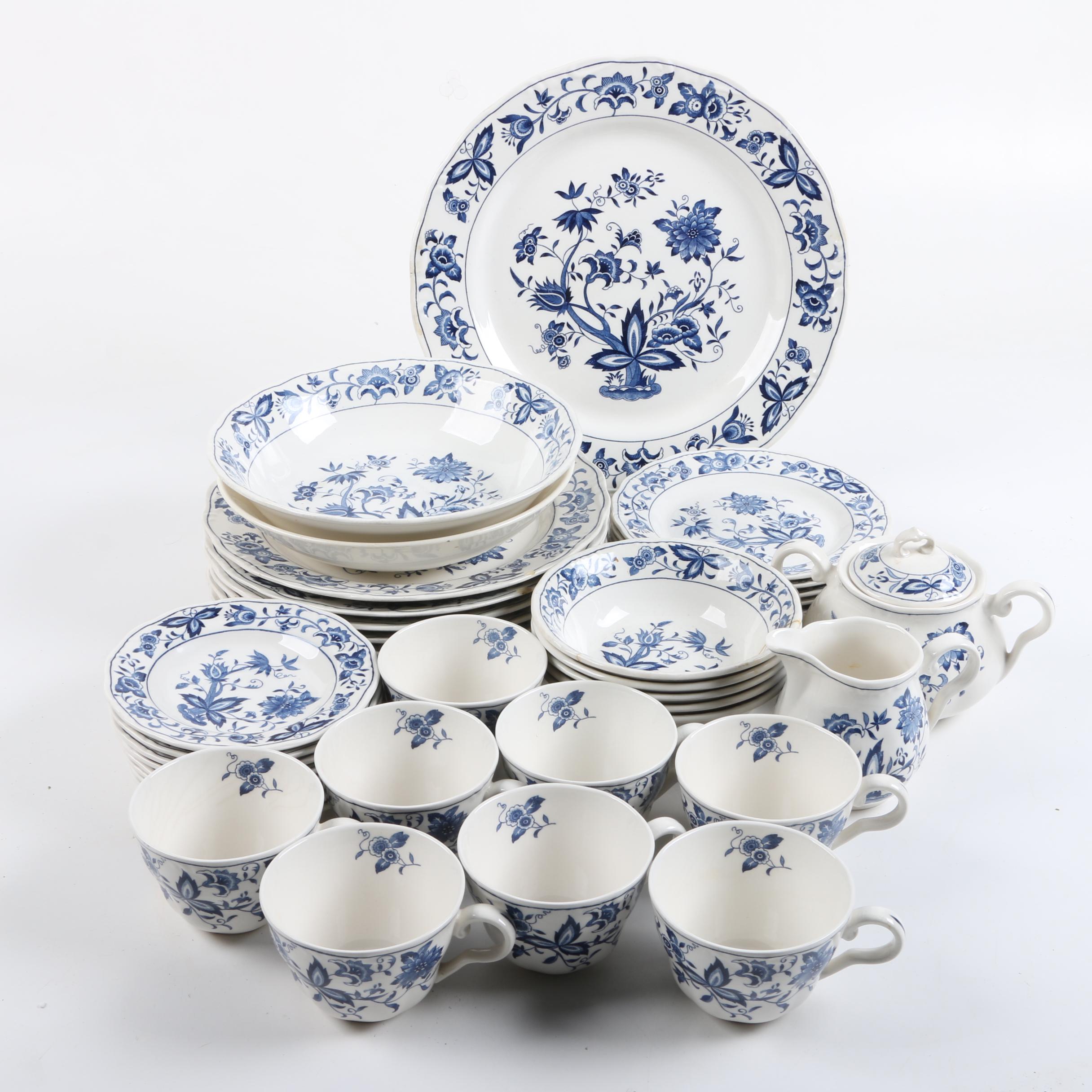 Vintage Nikko "Blue Bonnet" Ironstone Tableware