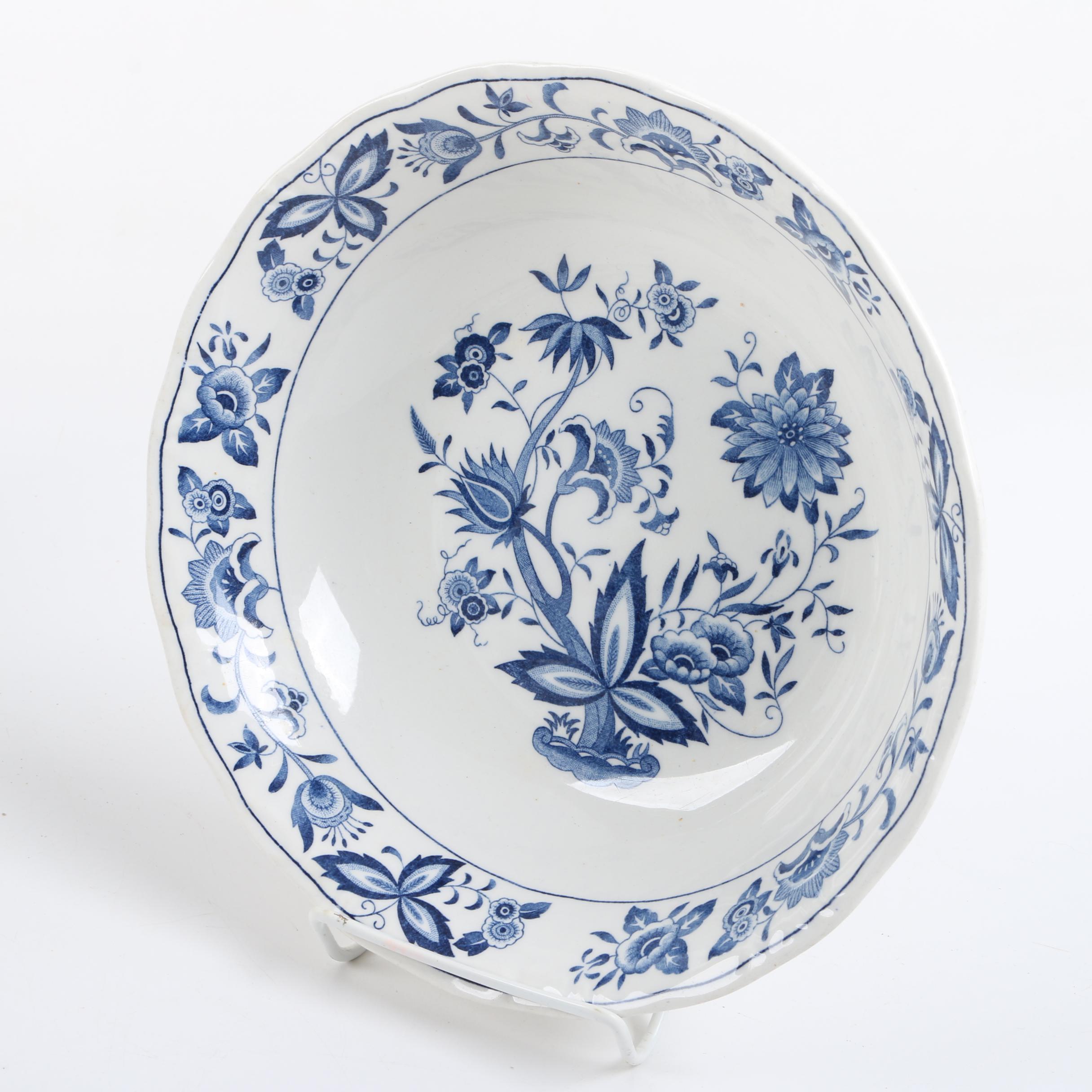 Vintage Nikko "Blue Bonnet" Ironstone Tableware