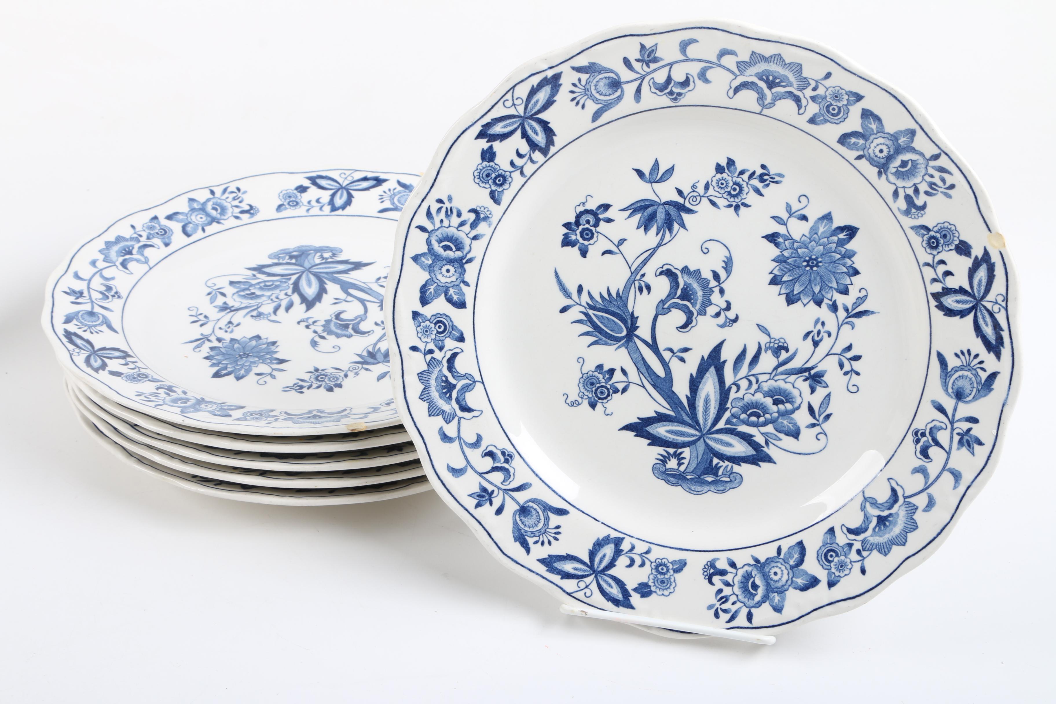 Vintage Nikko "Blue Bonnet" Ironstone Tableware