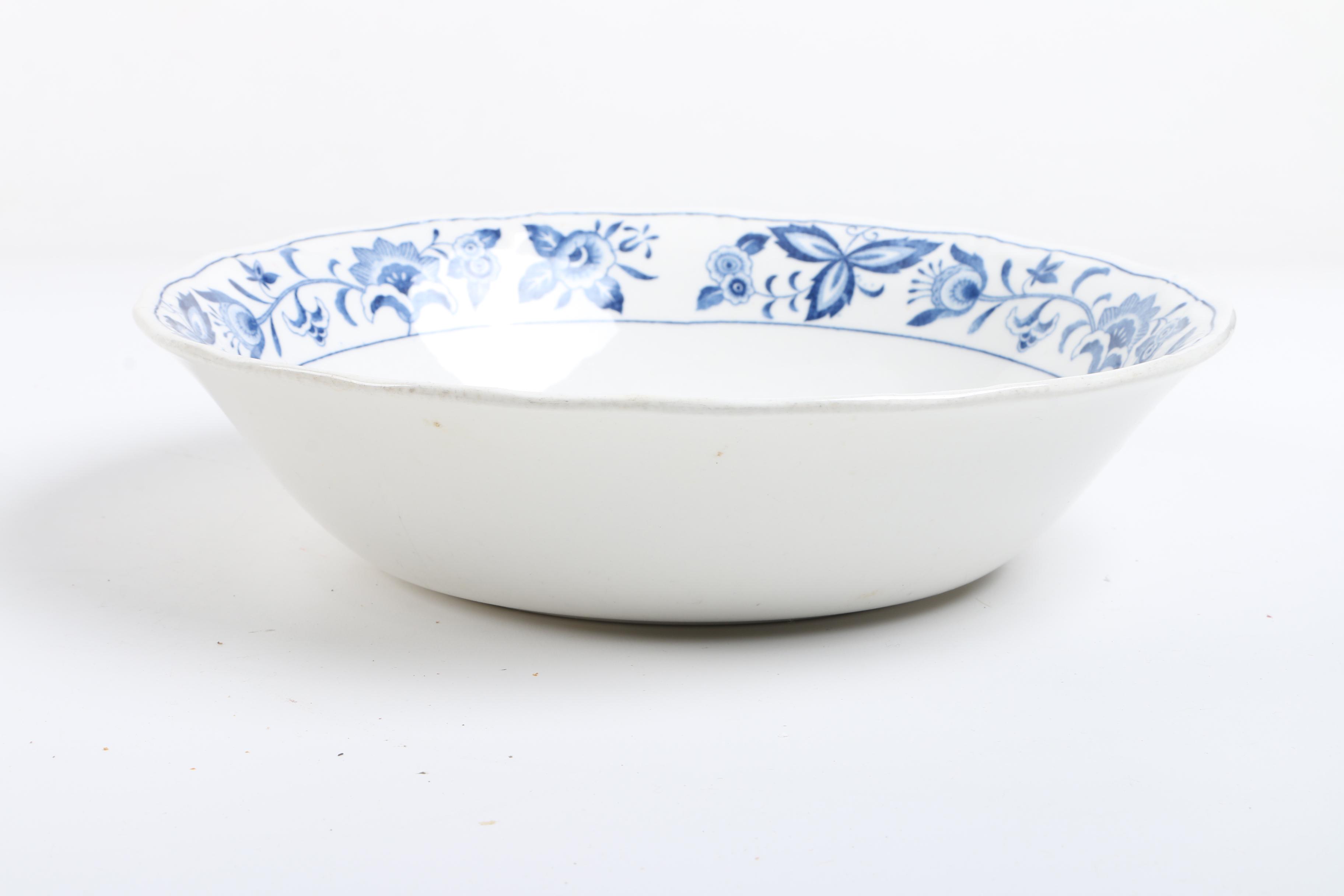 Vintage Nikko "Blue Bonnet" Ironstone Tableware