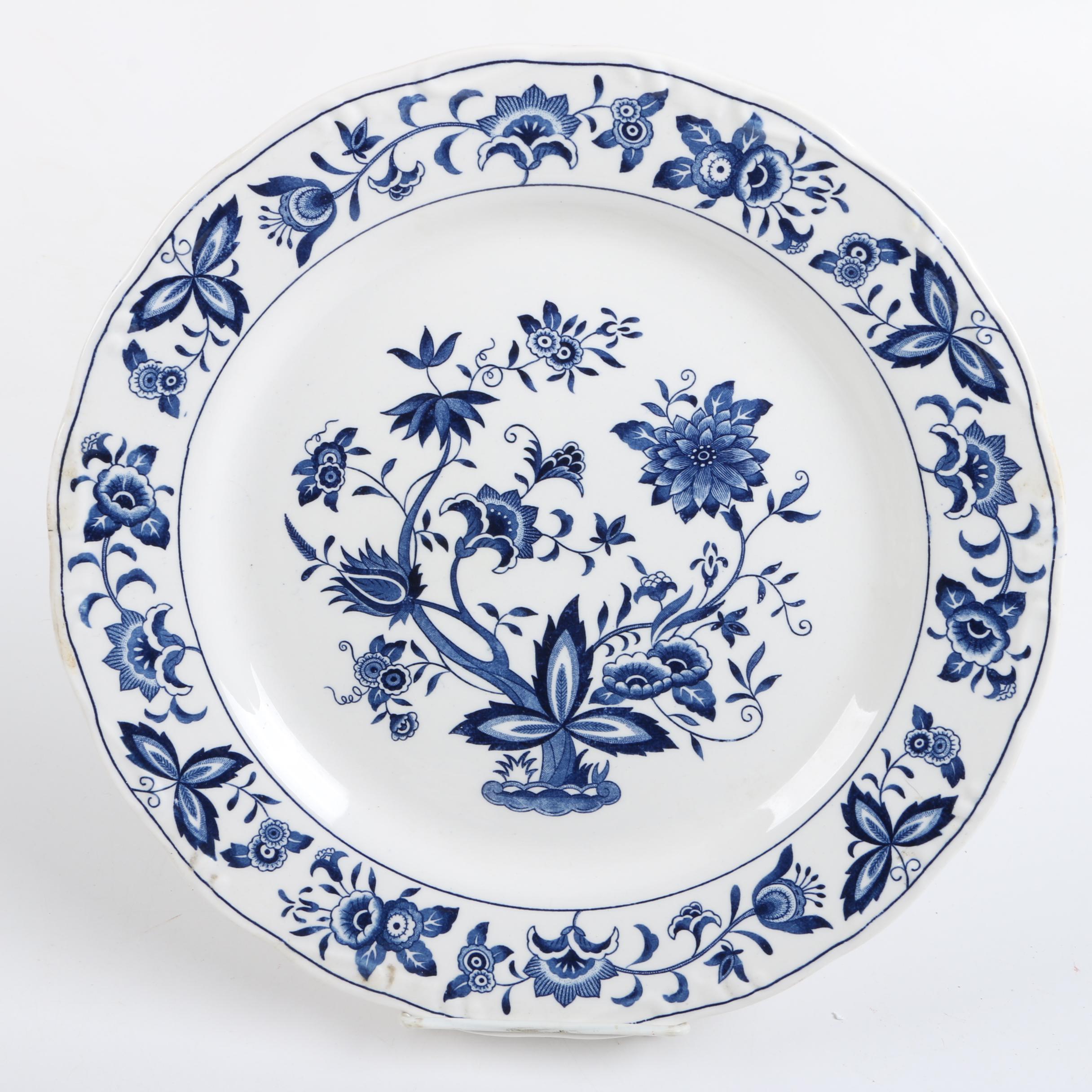 Vintage Nikko "Blue Bonnet" Ironstone Tableware