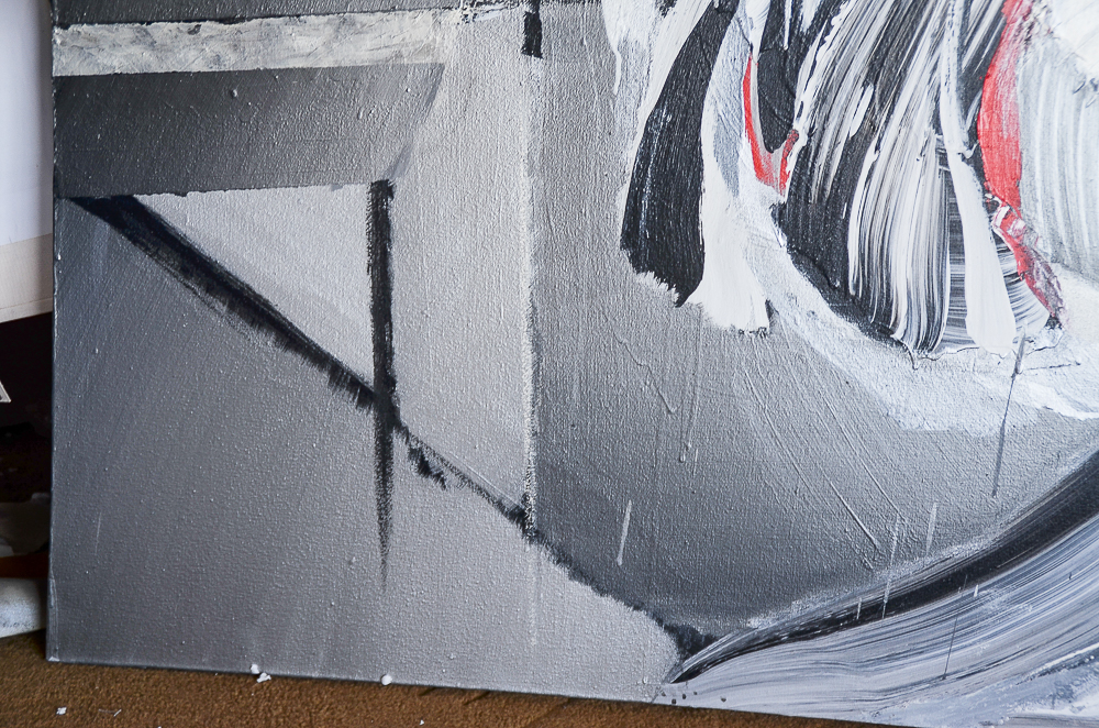 Kyoko Maruta Abstract Acrylic Painting on Canvas