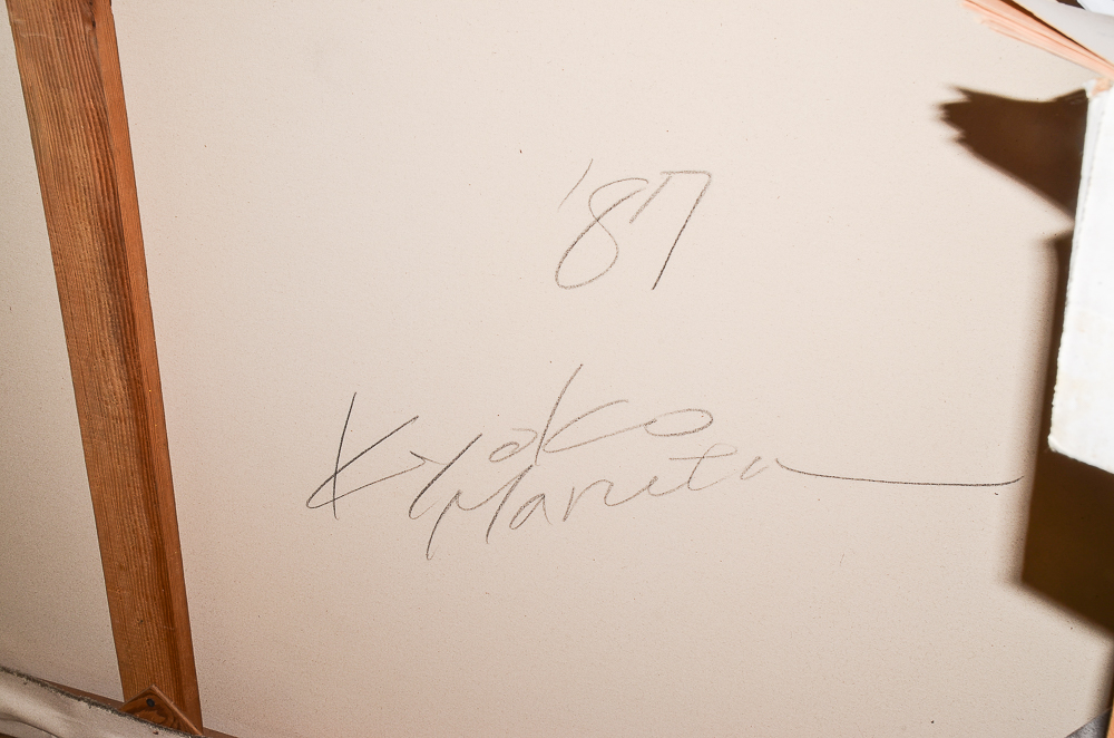 Kyoko Maruta Abstract Acrylic Painting on Canvas