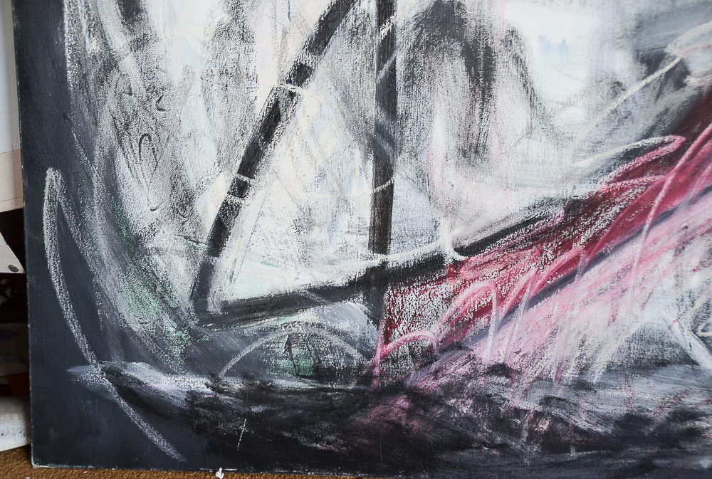 David DiMichele Oil Painting on Canvas "Artifacts"