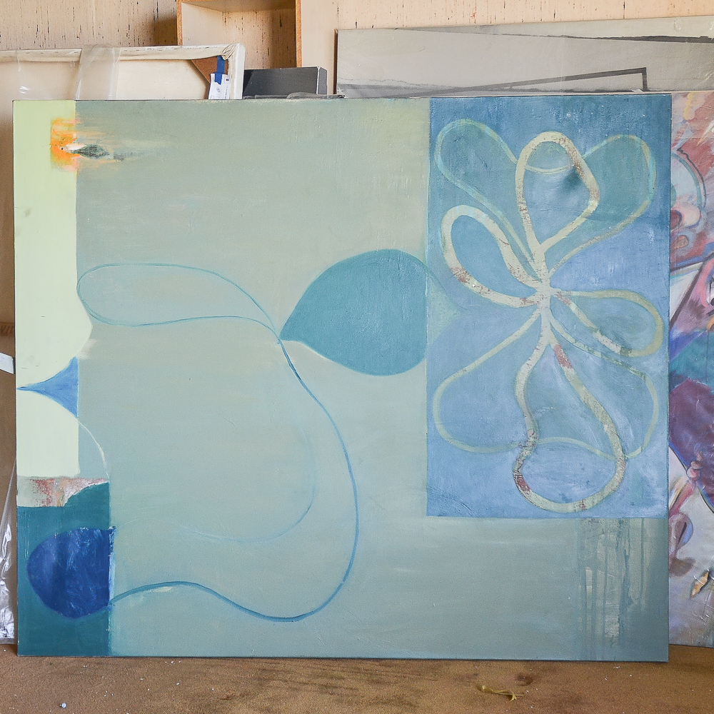 Yoji Takenaka 1989 Oil Painting on Canvas