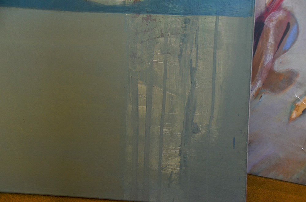 Yoji Takenaka 1989 Oil Painting on Canvas