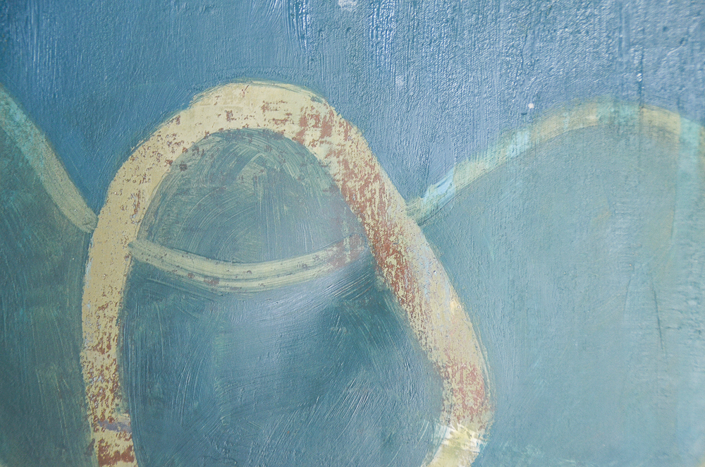 Yoji Takenaka 1989 Oil Painting on Canvas