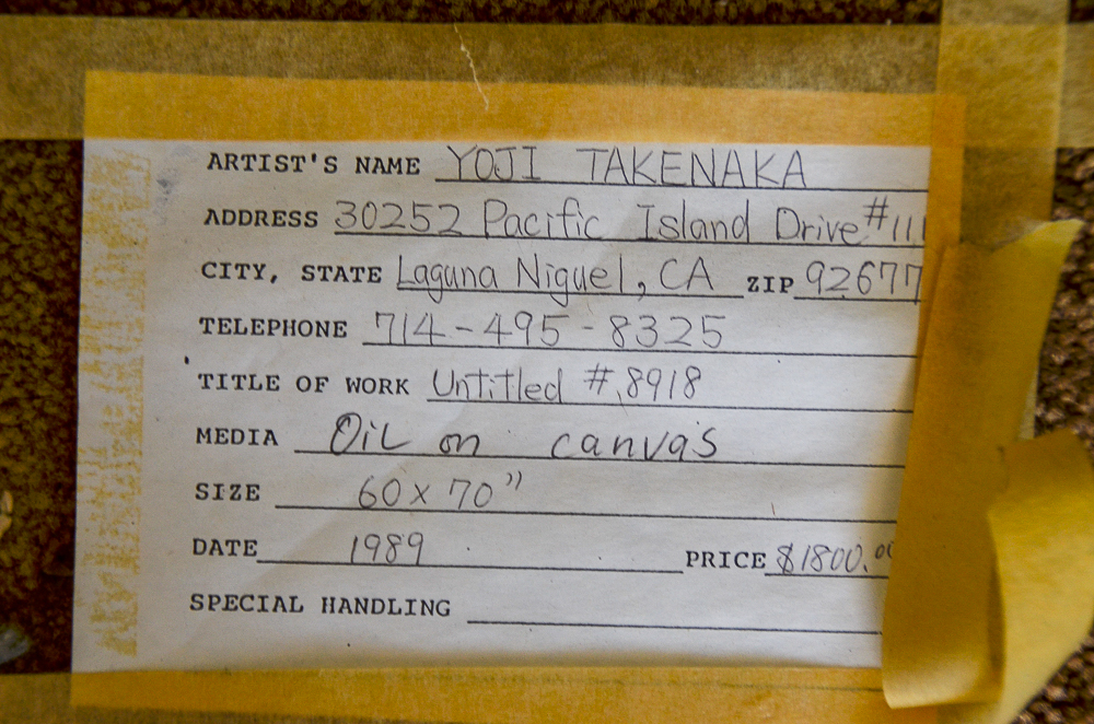 Yoji Takenaka 1989 Oil Painting on Canvas