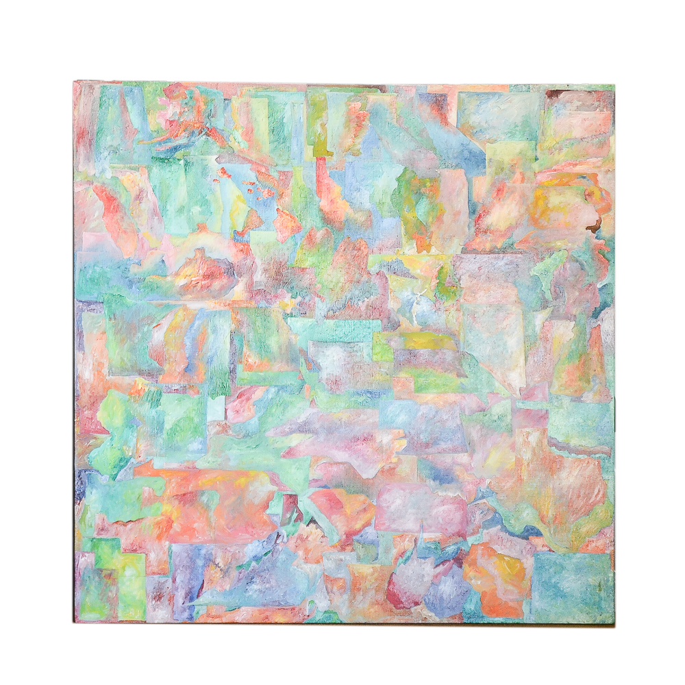 P.M. Tetreault Acrylic Painting "Discovering America - Déjà Vu"