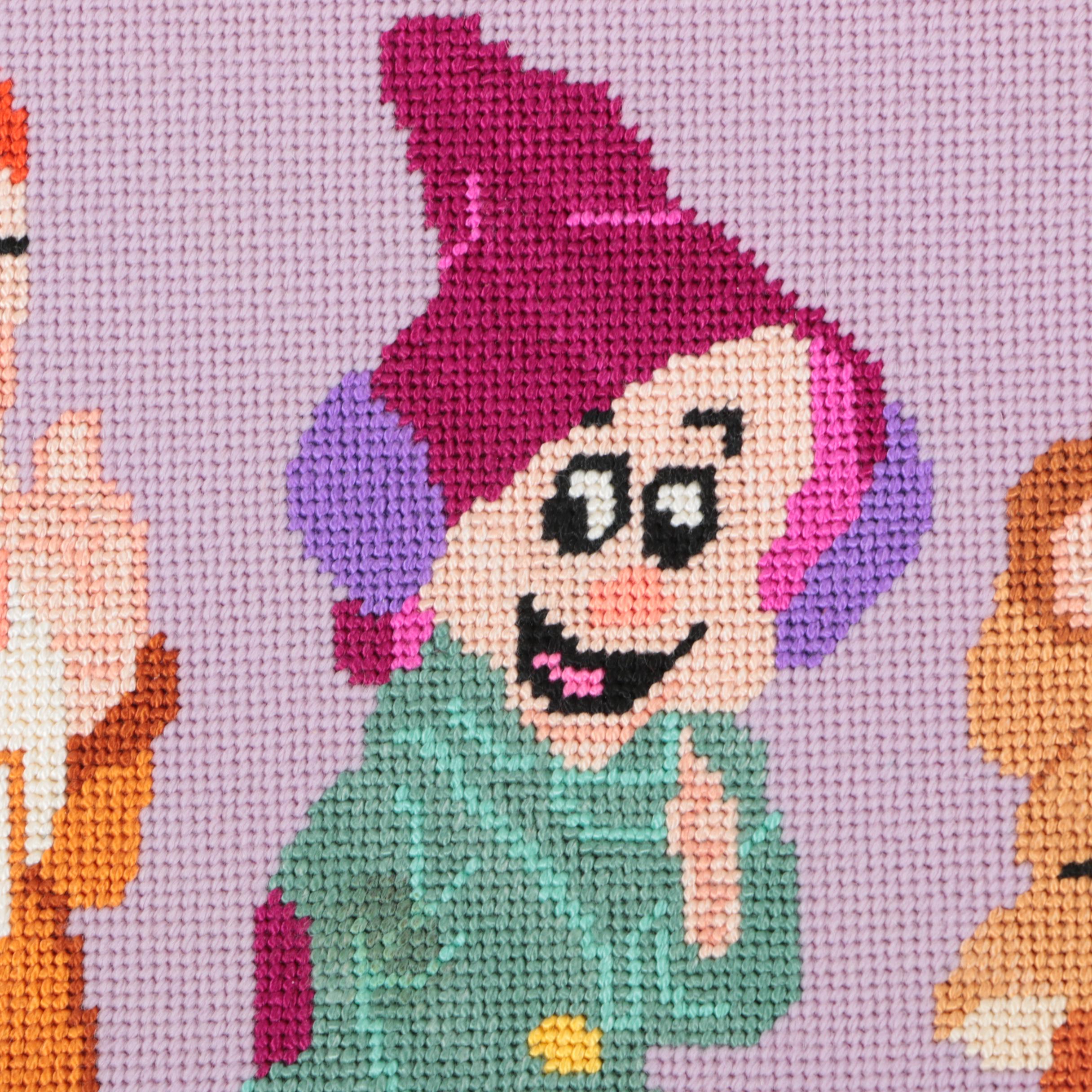 Collection of Needlepoints with Disney Themed Imagery