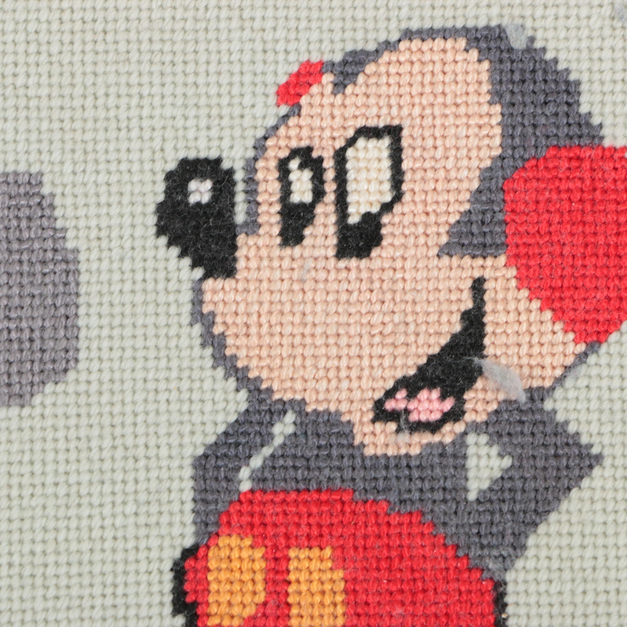 Collection of Needlepoints with Disney Themed Imagery