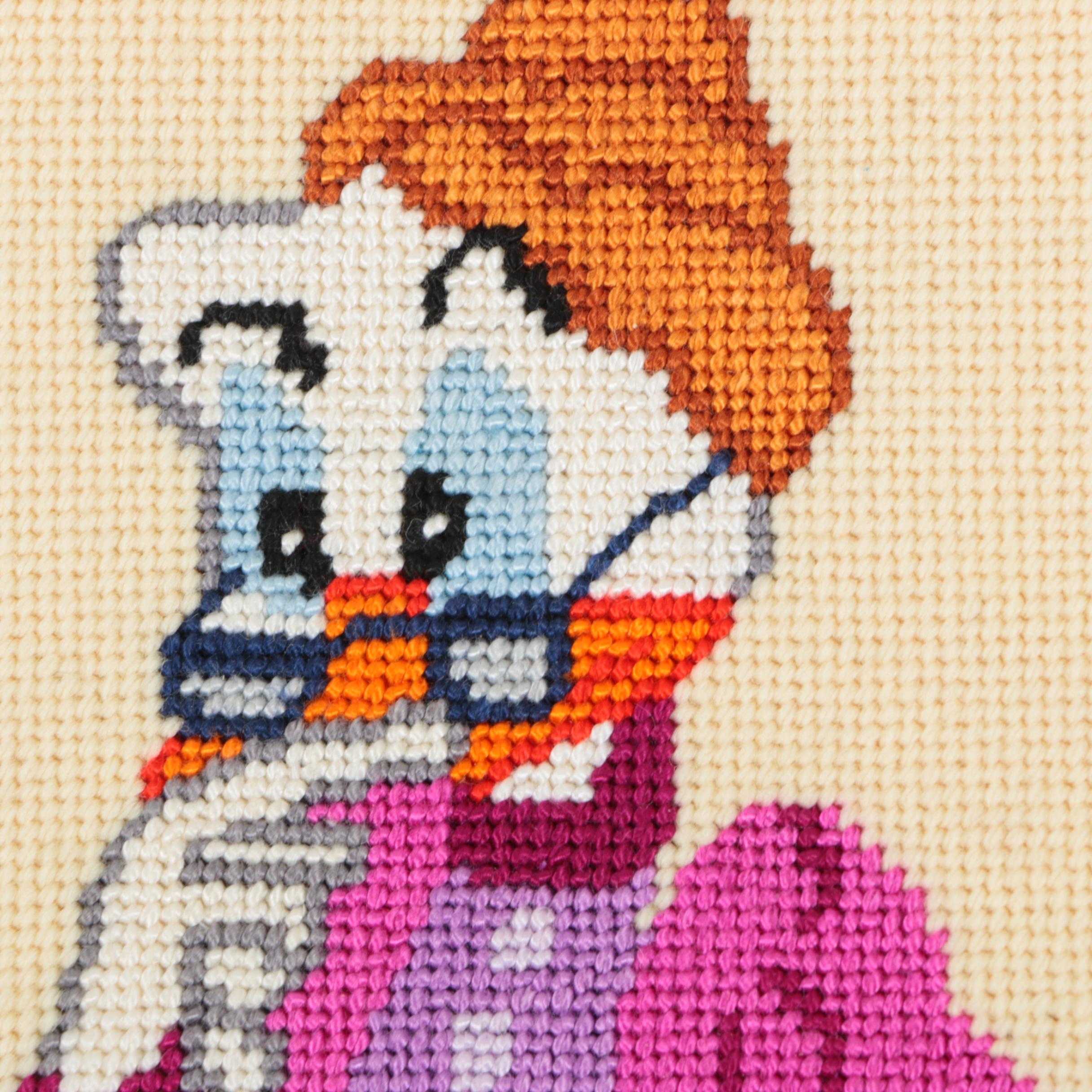 Collection of Needlepoints with Disney Themed Imagery