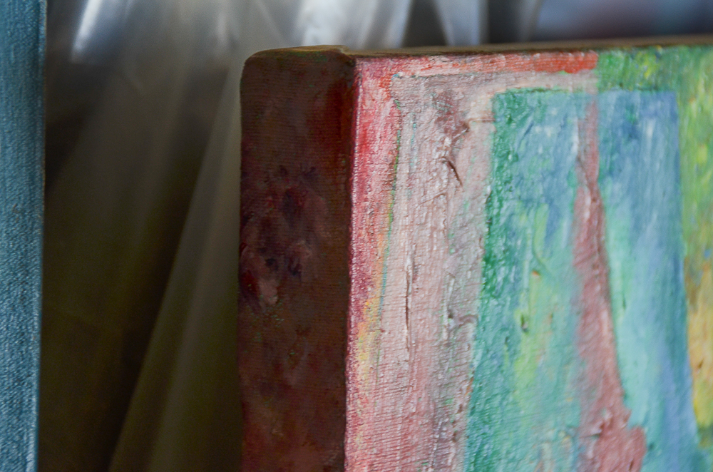 P.M. Tetreault Acrylic Painting "Discovering America - Déjà Vu"