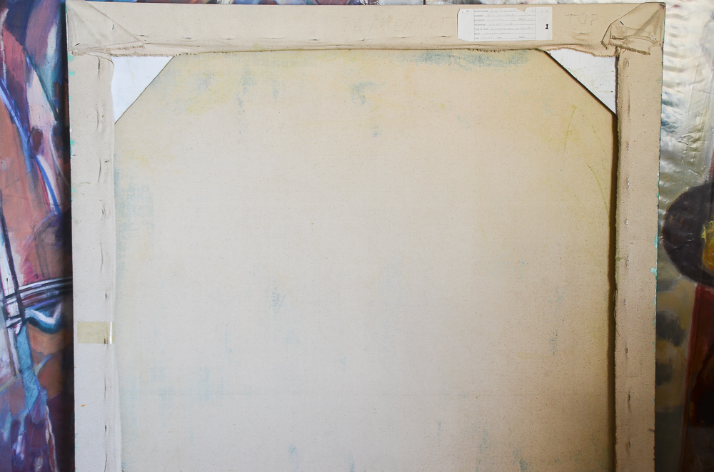 P.M. Tetreault Acrylic Painting "Discovering America - Déjà Vu"