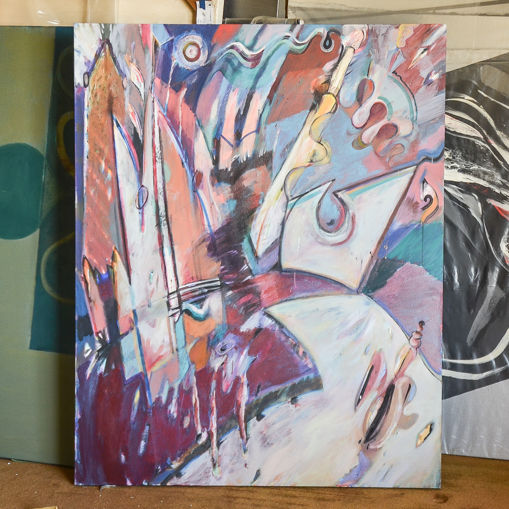 Christopher Menoher Oil Painting "Smokin' Jackson's Ghost"