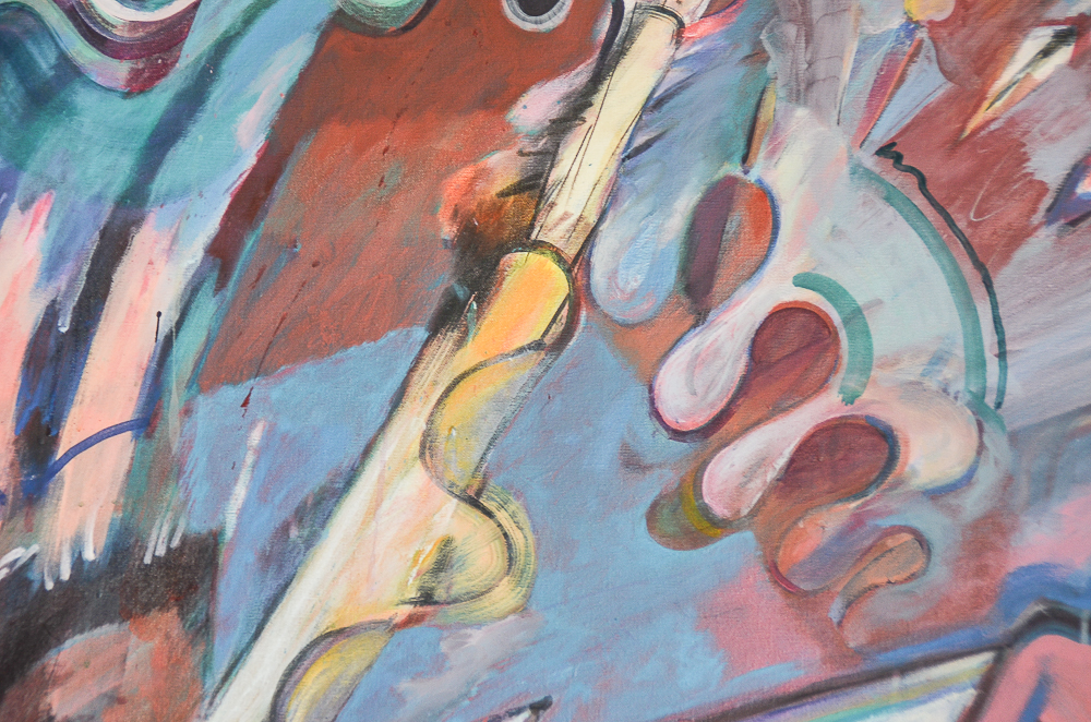 Christopher Menoher Oil Painting "Smokin' Jackson's Ghost"