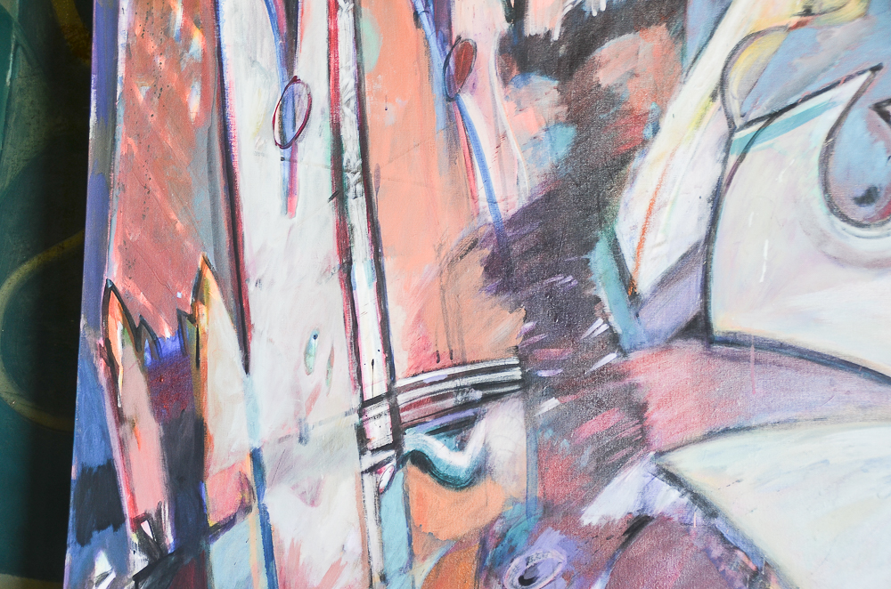 Christopher Menoher Oil Painting "Smokin' Jackson's Ghost"