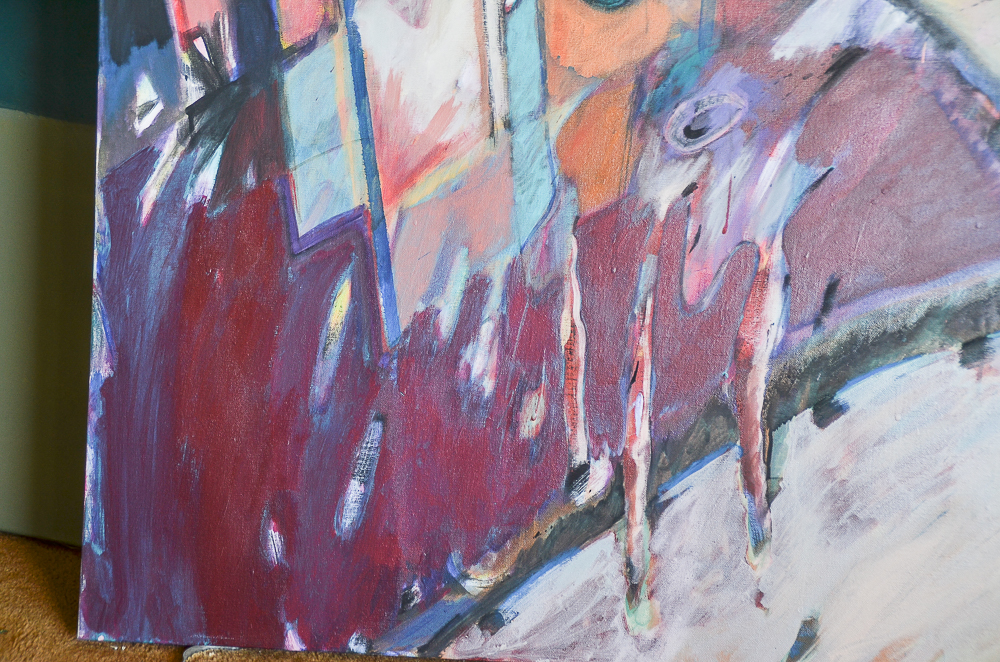 Christopher Menoher Oil Painting "Smokin' Jackson's Ghost"