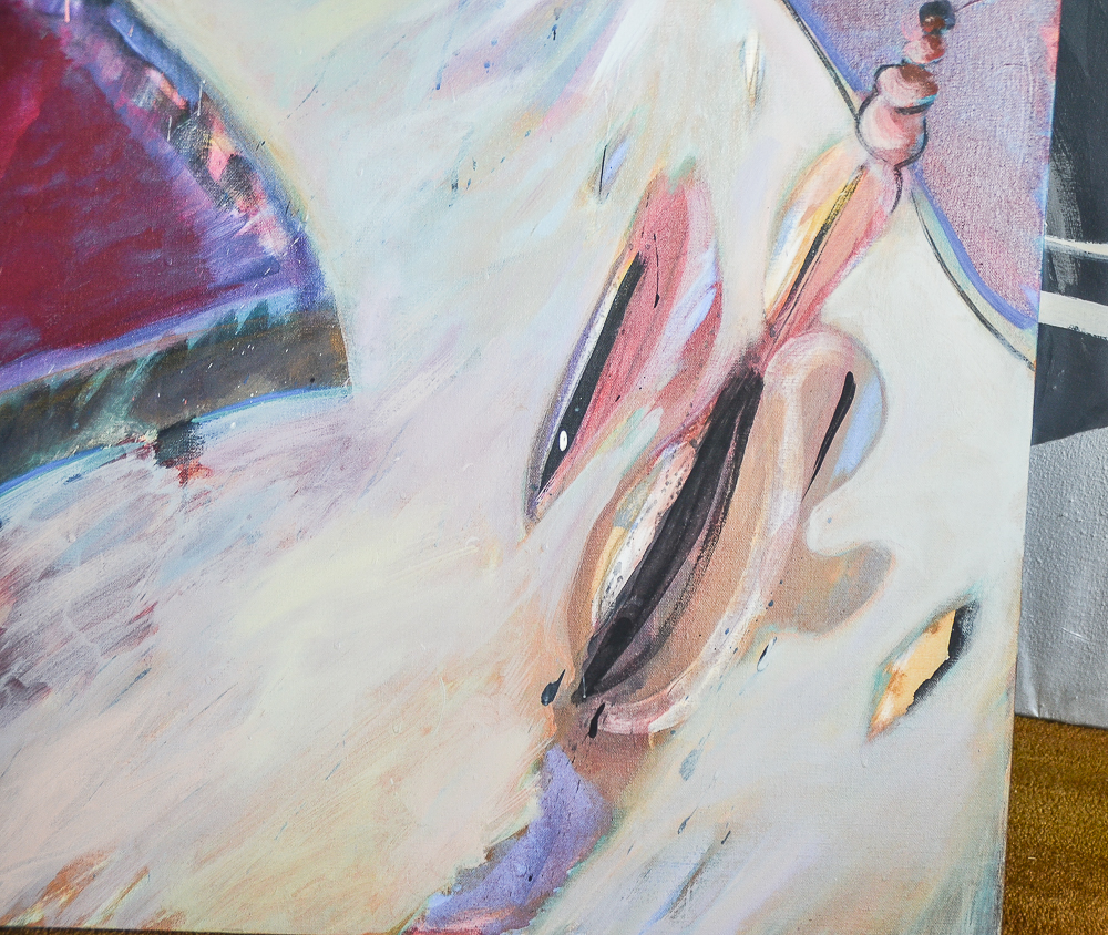 Christopher Menoher Oil Painting "Smokin' Jackson's Ghost"