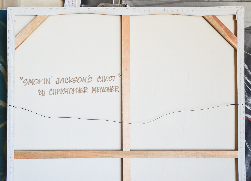 Christopher Menoher Oil Painting "Smokin' Jackson's Ghost"