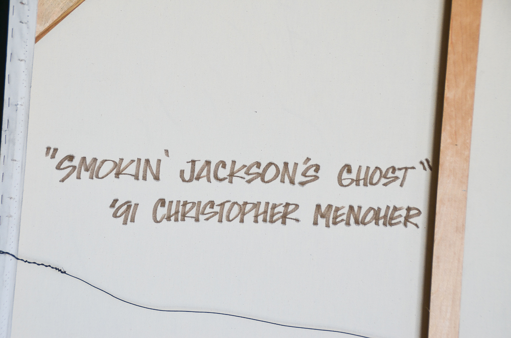 Christopher Menoher Oil Painting "Smokin' Jackson's Ghost"
