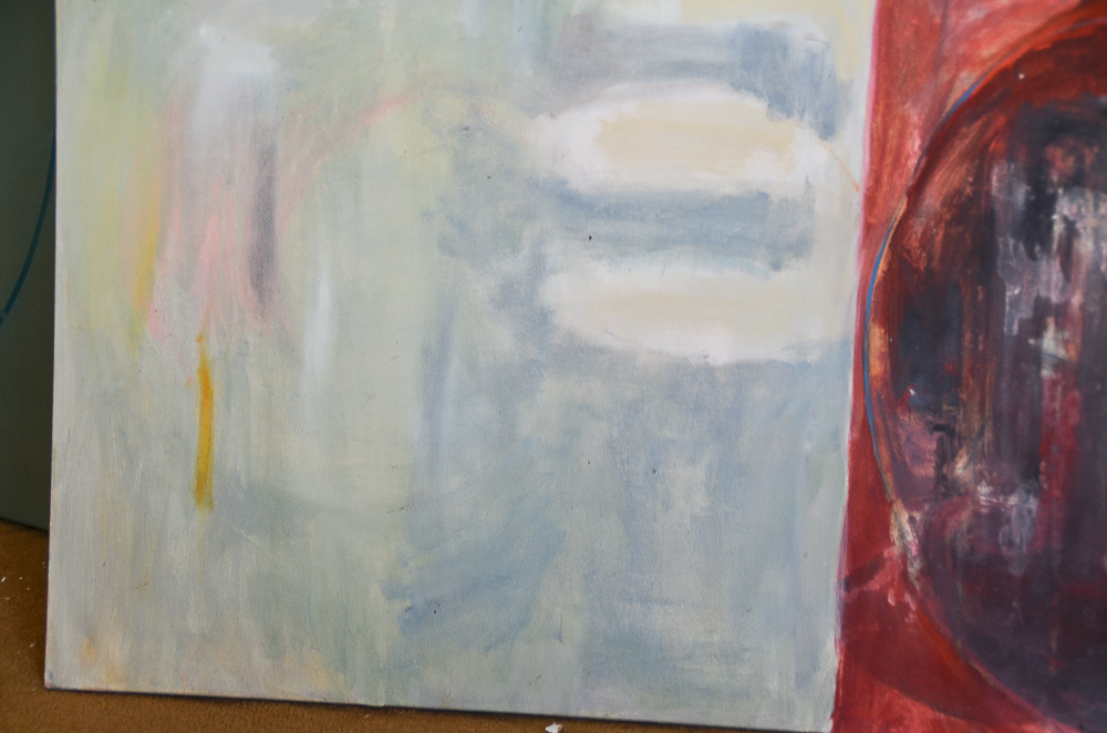 Yoji Takenaka 1989 Oil Painting on Canvas