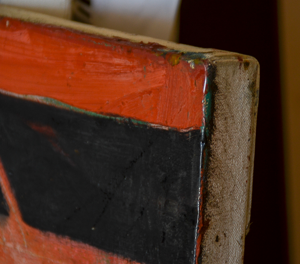 Yoji Takenaka 1988 Abstract Oil on Canvas